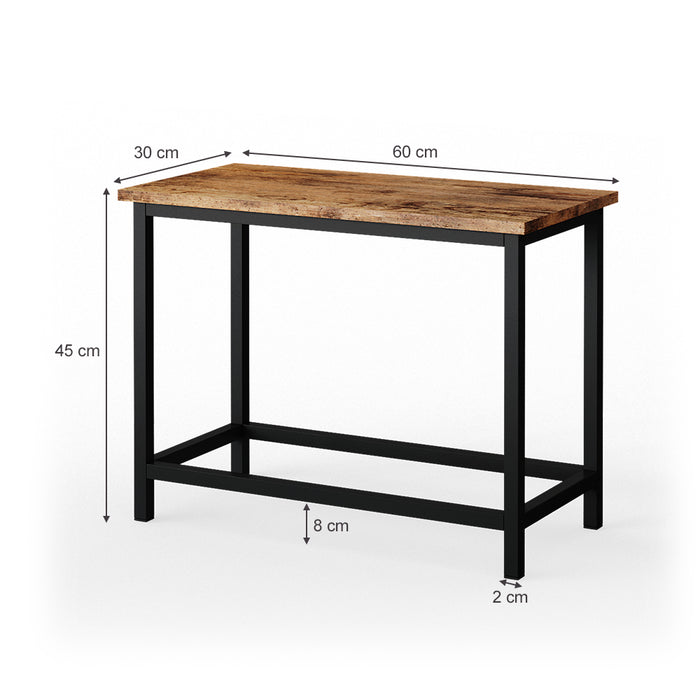 Vicco Panca Legno antico 60 cm per tavolo da toeletta