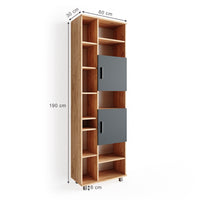 Vicco Mobile bagno alto Quercia dorata 60 x 190 cm