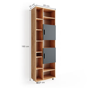 Vicco Mobile bagno alto Quercia dorata 60 x 190 cm