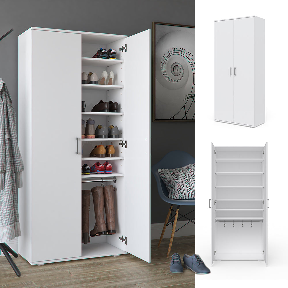 Vicco Mobile porta scarpe Bianco 80 x 178 cm