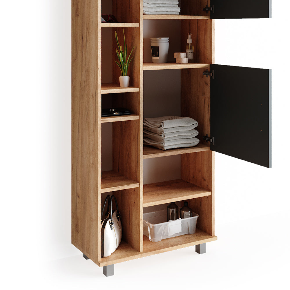 Vicco Mobile bagno alto Quercia dorata 60 x 190 cm