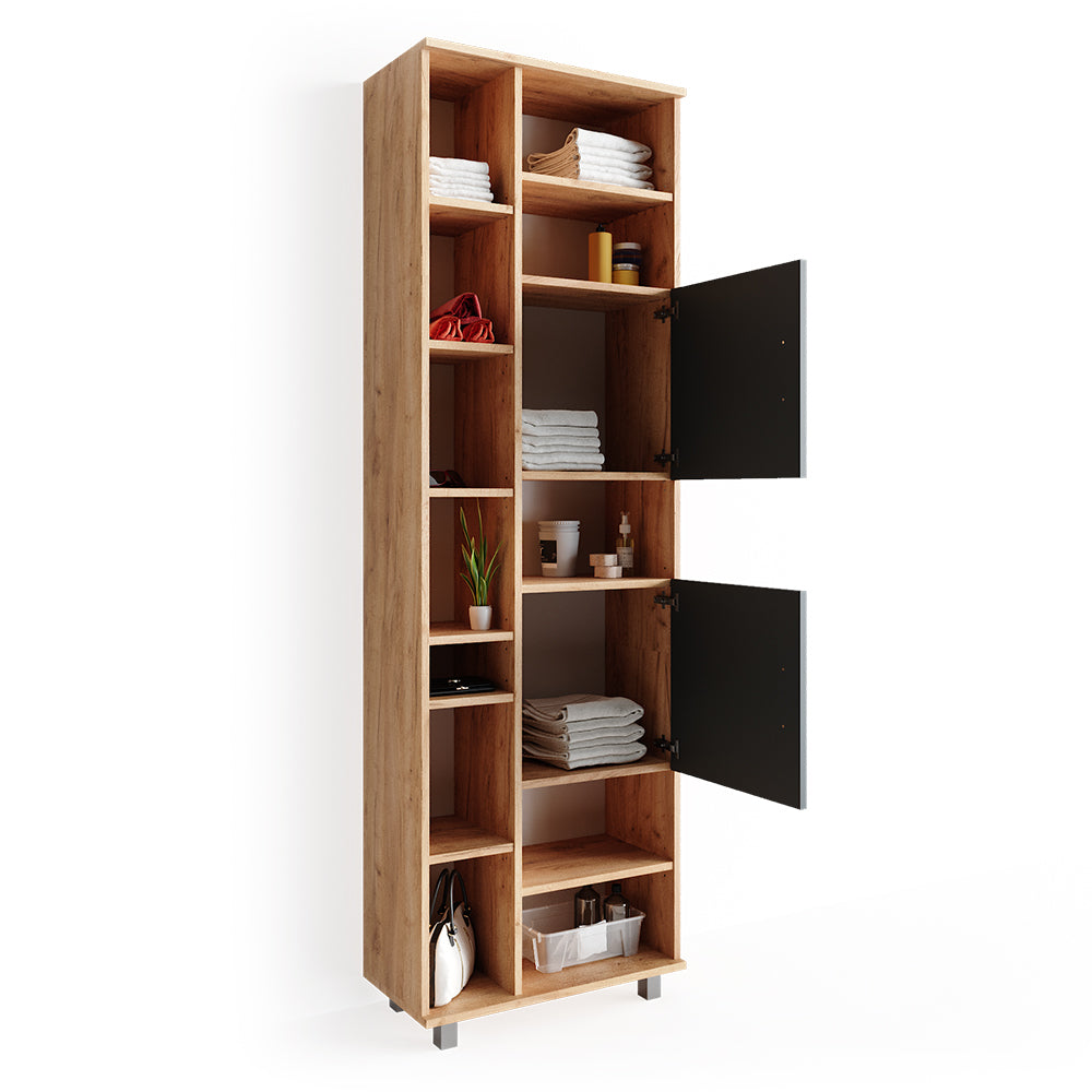 Vicco Mobile bagno alto Quercia dorata 60 x 190 cm