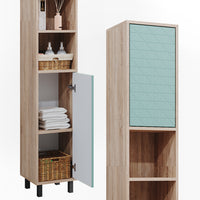 Vicco Mobile bagno alto Verde menta 30 x 190.3 cm