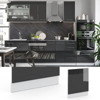 Vicco Pannello frontale Antracite lucido 60 cm , PL Rovere