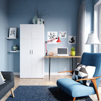 Vicco Scaffale per file Bianco 80 x 182.4 cm