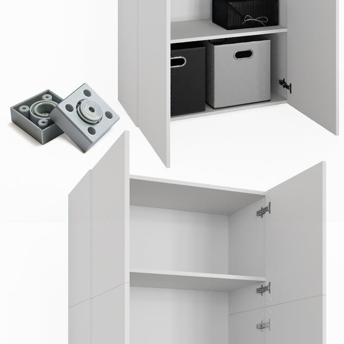 Vicco Scaffale per file Bianco 80 x 182.4 cm