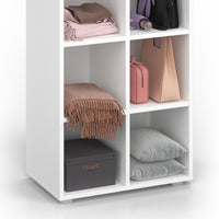 Vicco Mobile porta scarpe Bianco 54.2 x 183.3 cm 14 scomparti