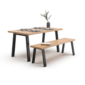 Vicco Gambe per tavolo Nero 45 x 42 cm A forma di U