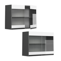 Vicco Mobile alto Bianco 80 cm Forma a J