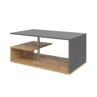 Vicco Tavolino da salotto Rovere antracite/sabbia 91 x 52,6 cm