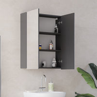 Vicco Specchio contenitore bagno Antracite 60 x 77 cm