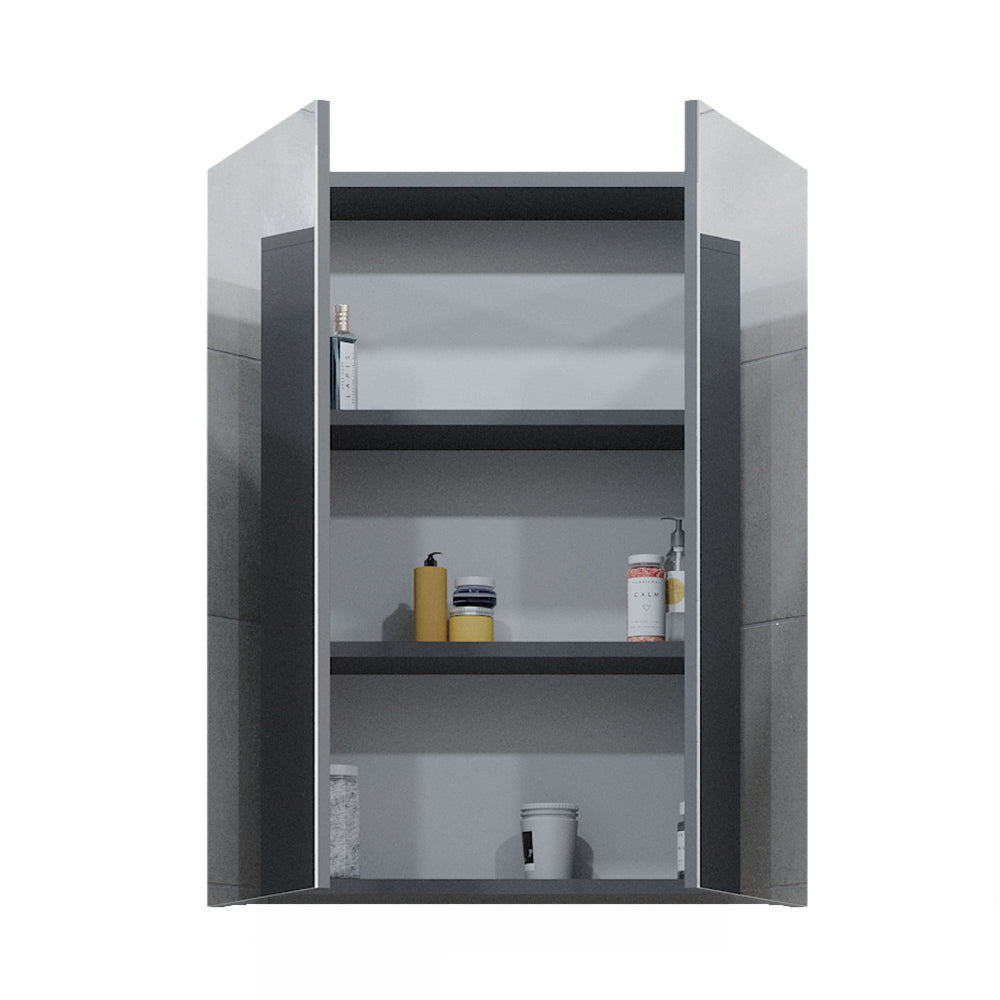 Vicco Specchio contenitore bagno Antracite 60 x 77 cm