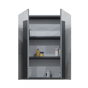 Vicco Specchio contenitore bagno Antracite 60 x 77 cm