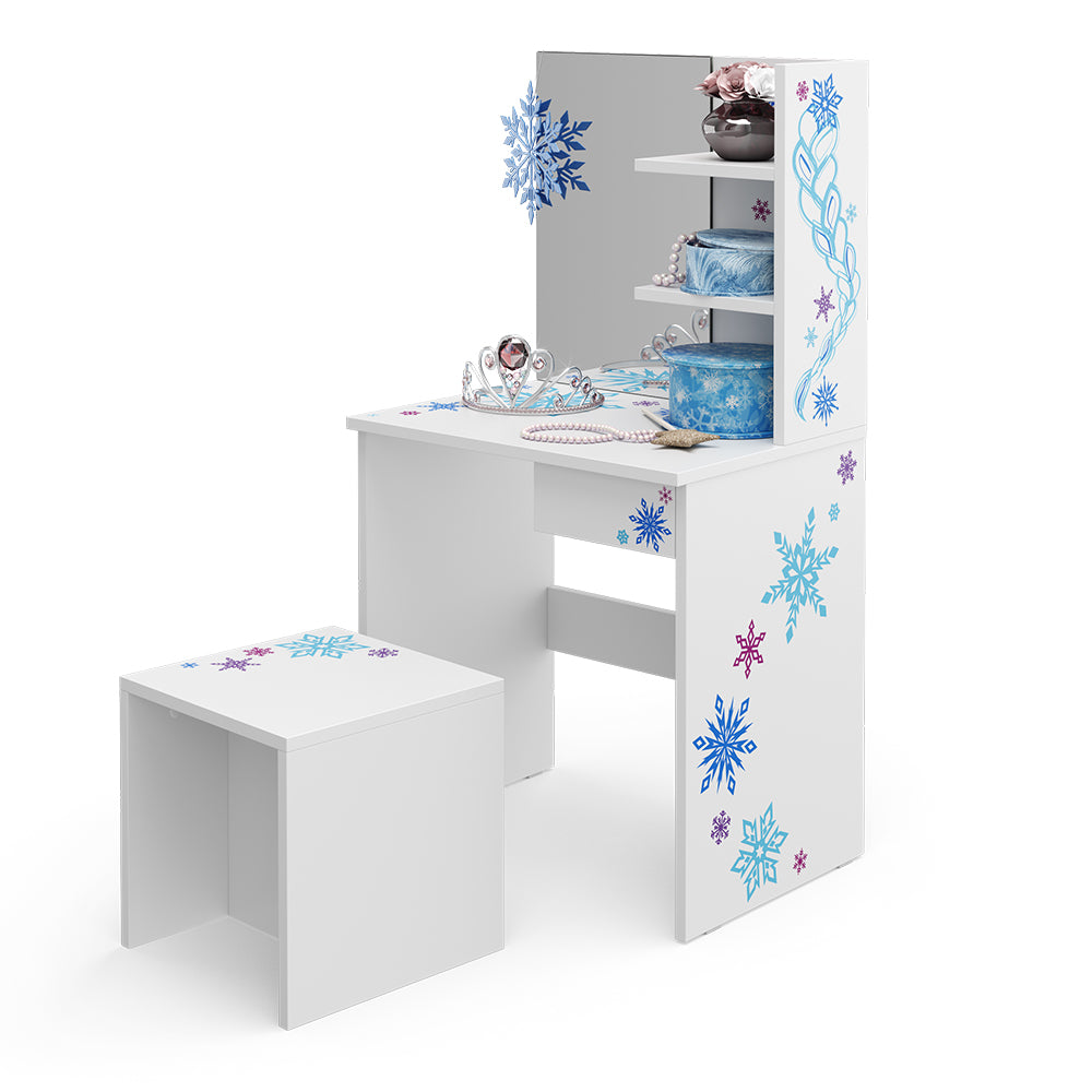 Vicco Tavolino da toilette per bambini Bianco 54.8 cm