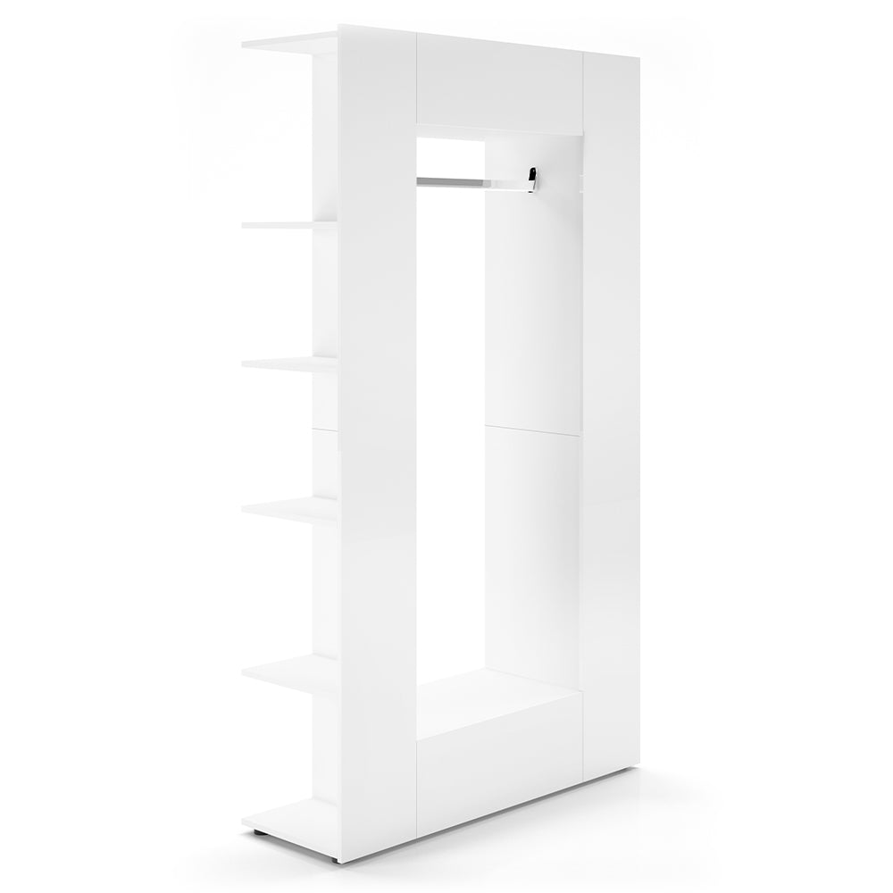 Vicco Armadio da ingresso Bianco 36.6 x 191 cm