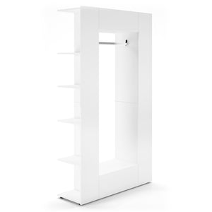 Vicco Armadio da ingresso Bianco 36.6 x 191 cm
