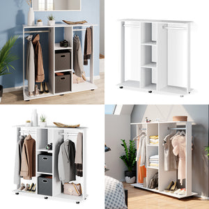 Vicco  Armadio  multifunzione  Bianco  130 x 120 cm