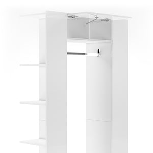 Vicco Armadio da ingresso Bianco 36.6 x 191 cm