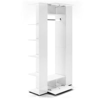Vicco Armadio da ingresso Bianco 36.6 x 191 cm