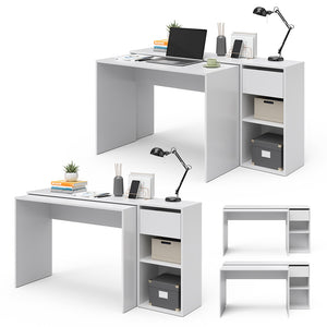 Vicco Scrivania Bianco 145 x 46.4 cm