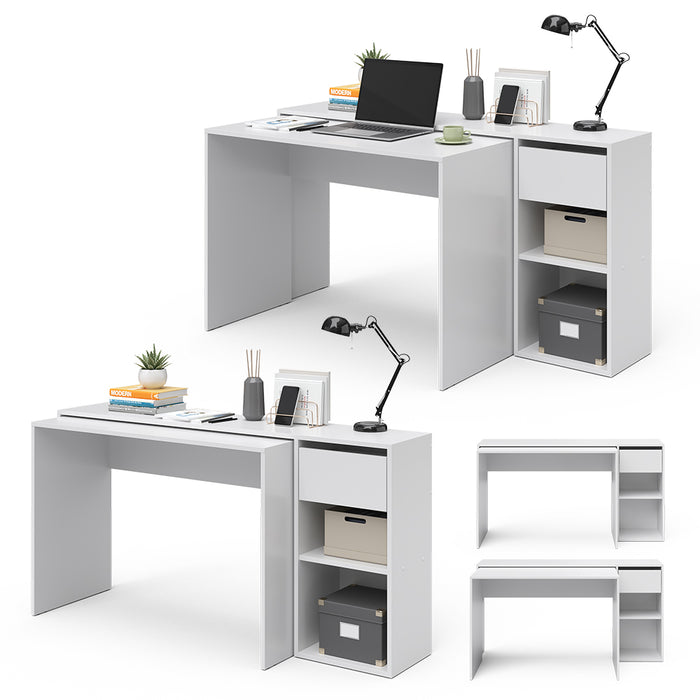 Vicco Scrivania Bianco 145 x 46.4 cm