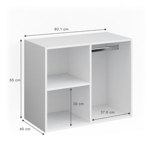 Vicco Cassettiera da toilette Bianco 80.1 x 65 cm