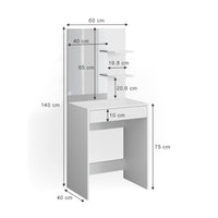 Vicco  Tavolo  da  toeletta  Bianco  60  cm