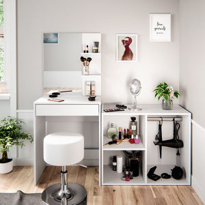 Vicco Cassettiera da toilette Bianco 80.1 x 65 cm