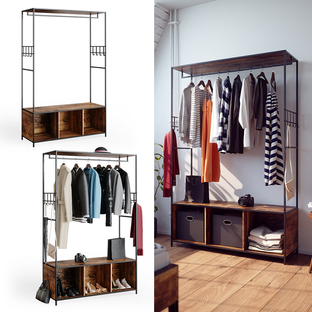 Vicco Armadio multifunzione Rovere rustico 119.5 x 189 cm