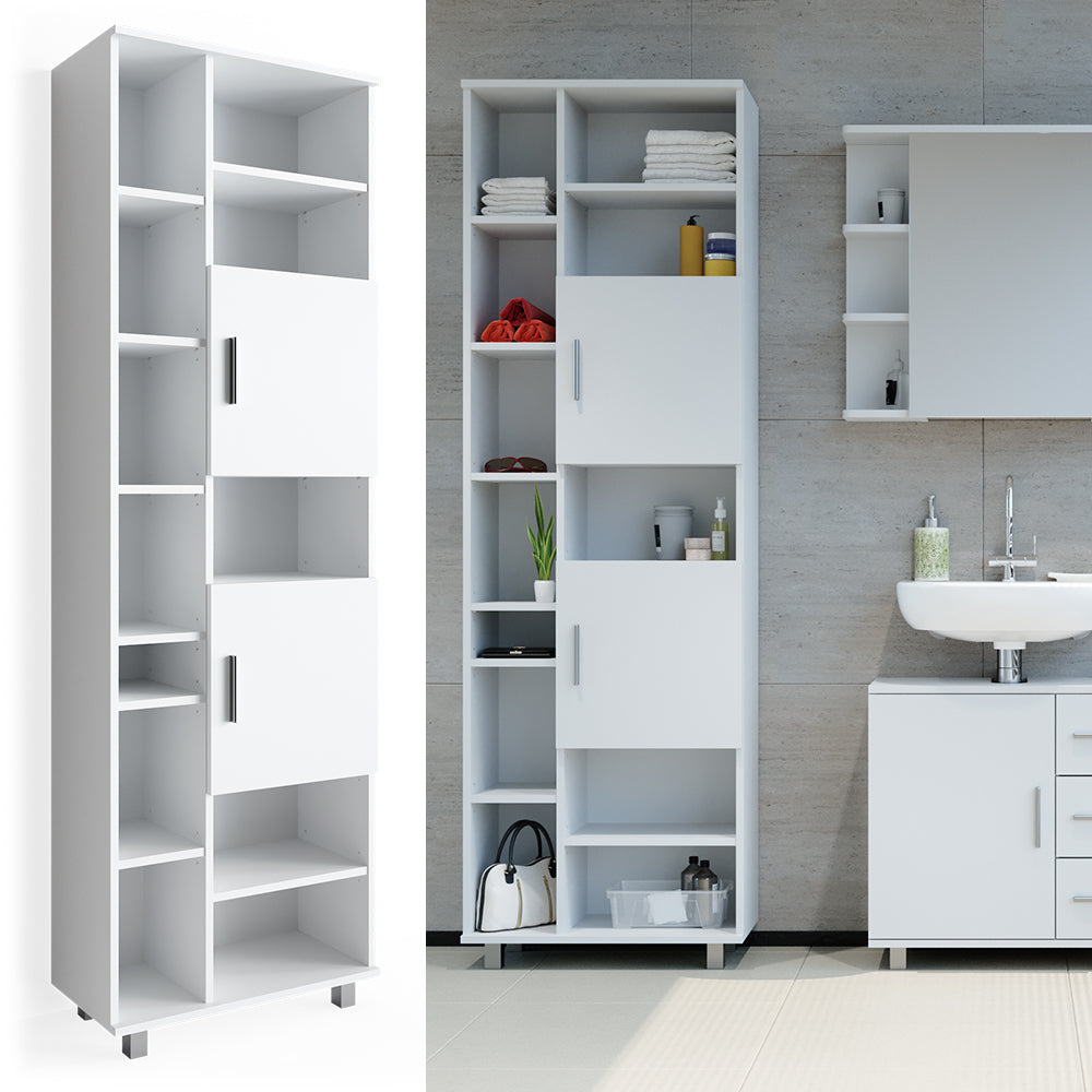 Vicco Mobile bagno alto Bianco 60 x 190 cm