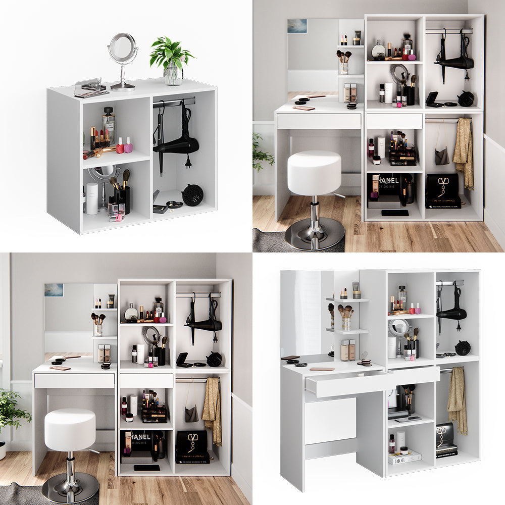 Vicco Cassettiera da toilette Bianco 80.1 x 65 cm