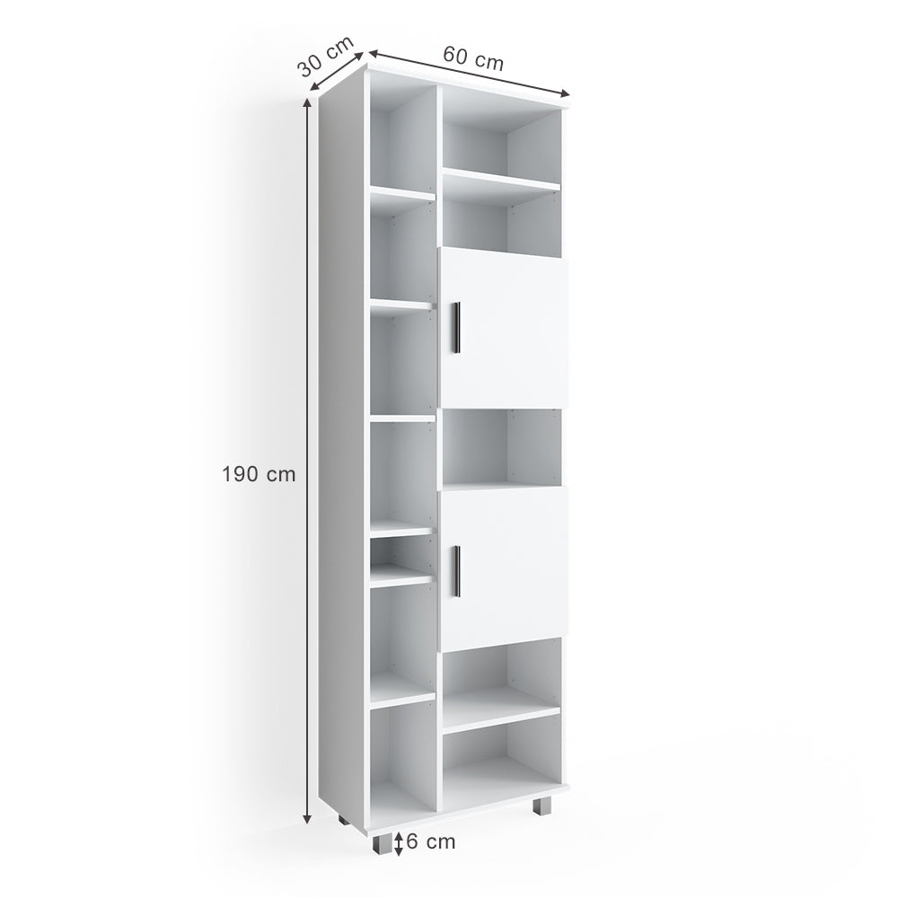 Vicco Mobile bagno alto Bianco 60 x 190 cm
