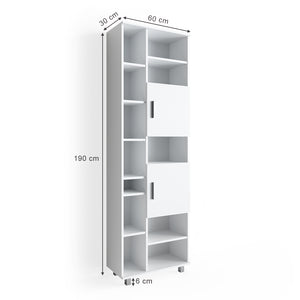 Vicco Mobile bagno alto Bianco 60 x 190 cm