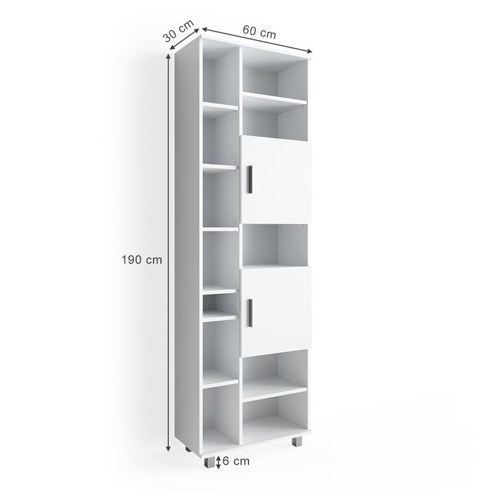 Vicco Mobile bagno alto Bianco 60 x 190 cm