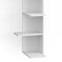 Vicco Scaffale angolare Bianco 37 x 140.1 cm