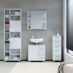 Vicco Mobile bagno alto Bianco 60 x 190 cm