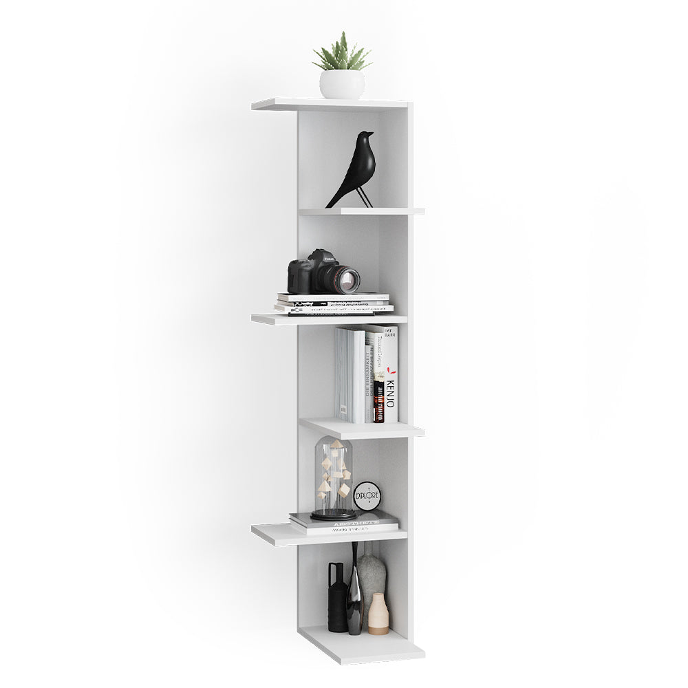 Vicco Scaffale angolare Bianco 37 x 140.1 cm