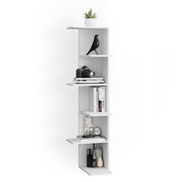 Vicco Scaffale angolare Bianco 37 x 140.1 cm