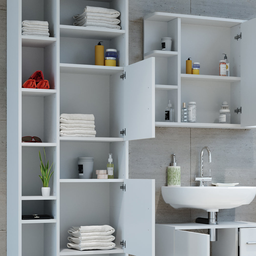 Vicco Mobile bagno alto Bianco 60 x 190 cm