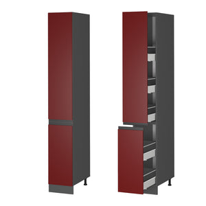 Vicco Mobile alto Rosso 30 cm Forma a J