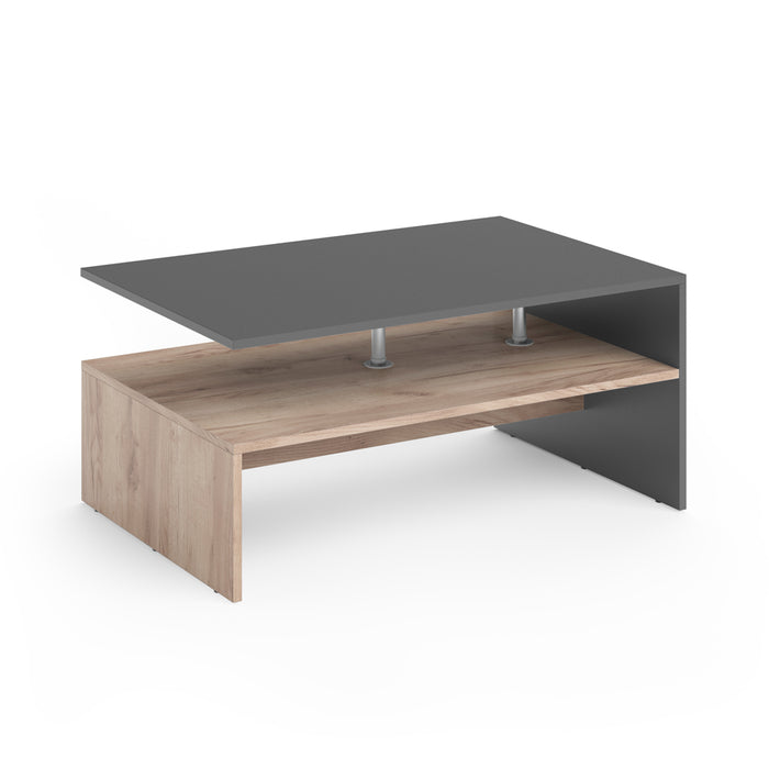 Vicco Tavolino da salotto Rovere antracite/sabbia 90 x 60 cm