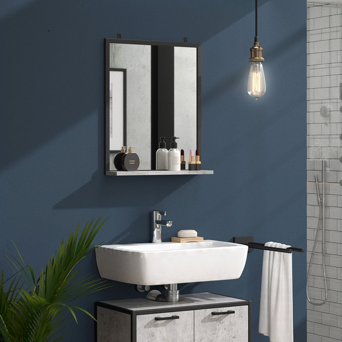 Vicco Specchio bagno Calcestruzzo 50 x 60 cm