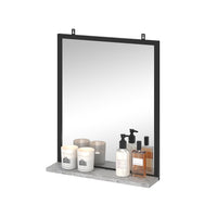 Vicco Specchio bagno Calcestruzzo 50 x 60 cm