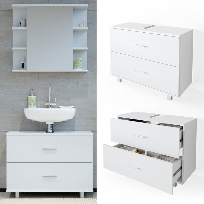 Vicco Mobile sottolavabo per bagno Bianco 80 x 60.8 cm