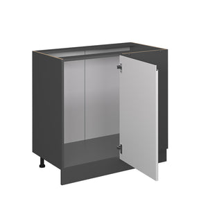 Vicco Mobile ad angolo cucina Bianco 86 cm , PL Rovere