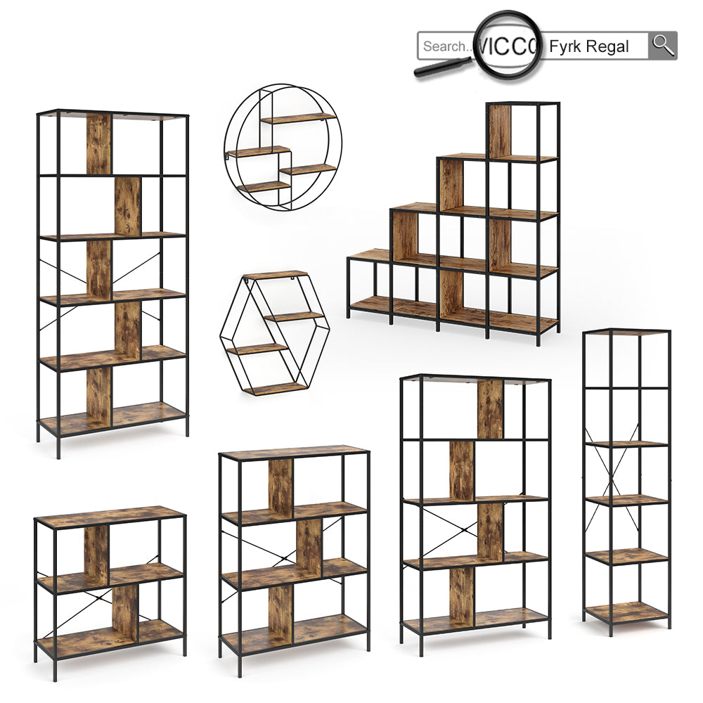 Vicco Divisorio per ambienti Legno antico 90 x 92 cm