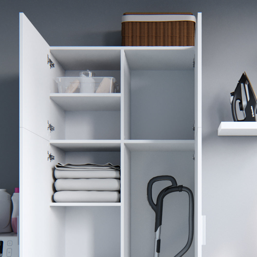 Vicco Scaffale per file Bianco 80 x 182.4 cm