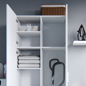 Vicco Scaffale per file Bianco 80 x 182.4 cm