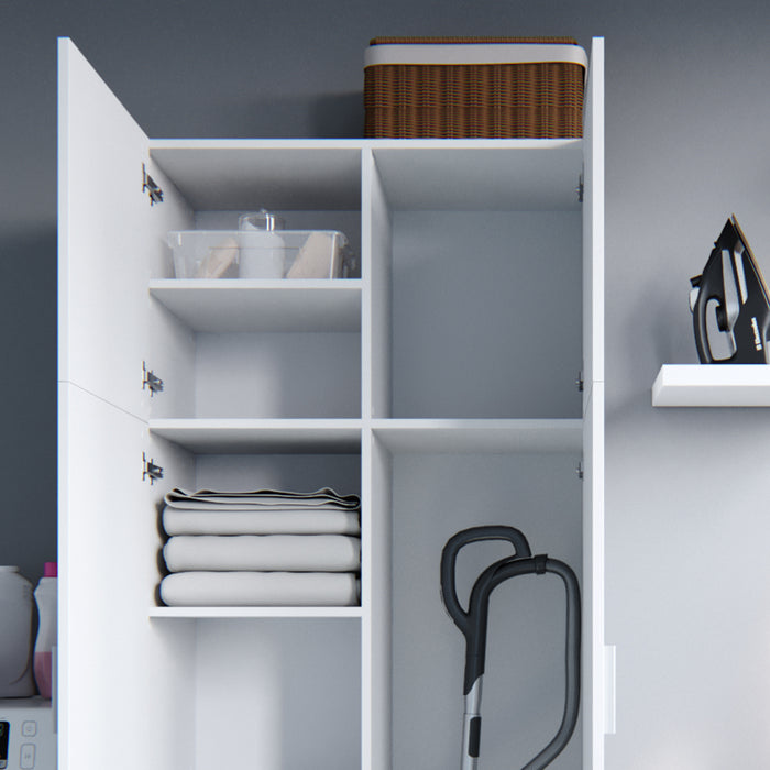 Vicco Scaffale per file Bianco 80 x 182.4 cm