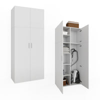 Vicco Scaffale per file Bianco 80 x 182.4 cm